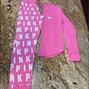 VICTORIA SECRET PINK pajama set M